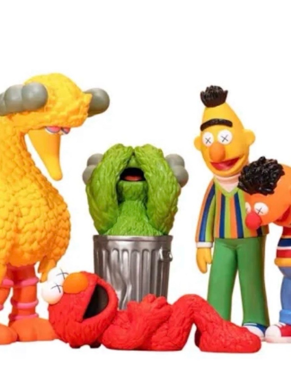 KAWS & Sesame Street Vinyl Figure Set
